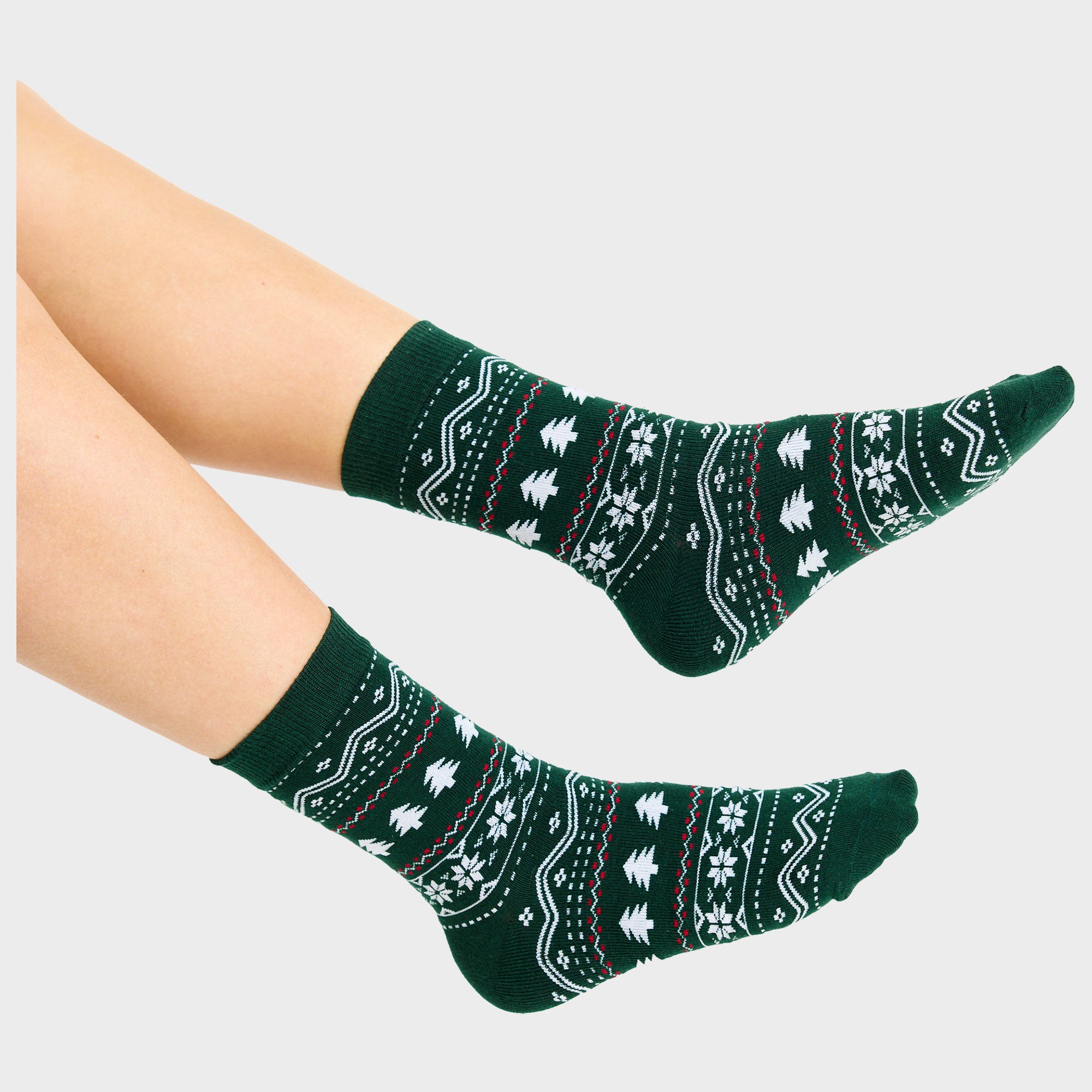 The Green Christmas Socks